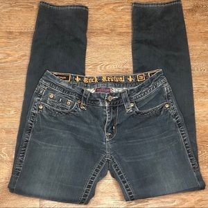 Rock Revival Anabela Straight Jeans Size 28
